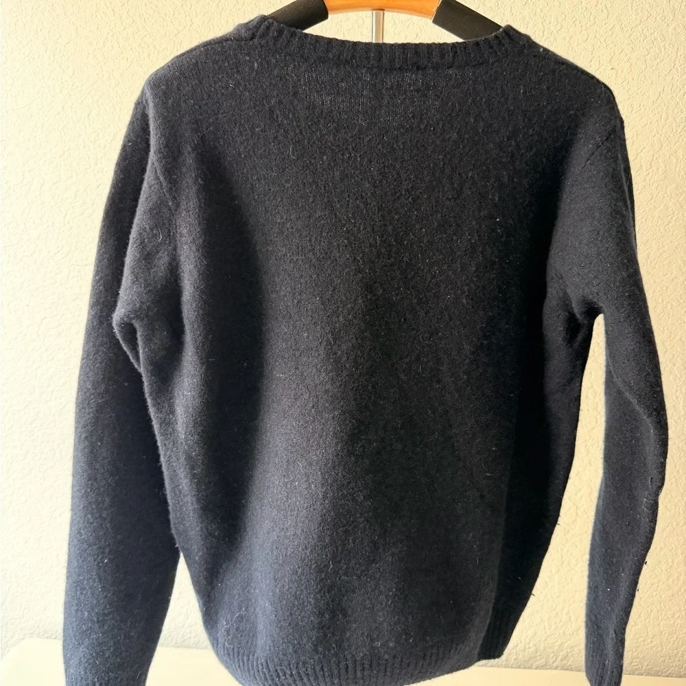 BRANDY MELVILLE dark blue Wool Sweater – Timeless Old Money Classic